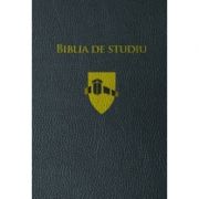 Biblia de studiu Andrews. Editie de lux, coperta piele, neagra, margini aurii librariadelfin.ro
