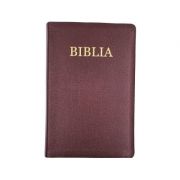 Biblia mica, 053, coperta piele, grena, margini aurii, repertoar, fermoar librariadelfin.ro