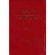 Imnuri crestine cu note, format mediu, coperta vinil tare, grena