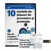 Modele evaluarea riscurilor SSM si Planuri de prevenire si protectie Carti imagine 2022