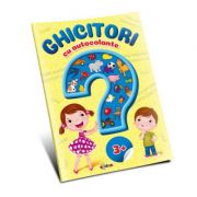 Marea carte de colorat - ghicitori cu autocolante 3+