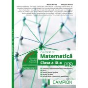 Culegere de matematica pentru clasa a IX-a, profil M2. Multimi si elemente de logica matematica (Semestrul I) – Marius Burtea de la librariadelfin.ro imagine 2021