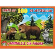 Animalele din padure - Carte cu 100 de abtibilduri