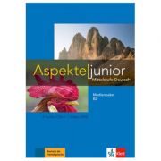 Aspekte junior B2, Medienpaket (4 Audio-CDs + Video-DVD). Mittelstufe Deutsch – Ute Koithan La Reducere Aspekte imagine 2021