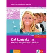 DaF kompakt B1. Deutsch als Fremdsprache für Erwachsene. Kurs- und Übungsbuch mit 2 Audio-CDs – Birgit Braun La Reducere als imagine 2021