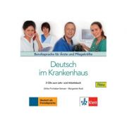 Deutsch im Krankenhaus Neu, 2 Audio-CDs. Berufssprache für Ärzte und Pflegekräfte – Ulrike Firnhaber-Sensen, Margret Rodi librariadelfin.ro