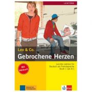 Gebrochene herzen, buch mit audio-cd. leichte lektüren für deutsch als fremdsprache - elke burger, theo scherling