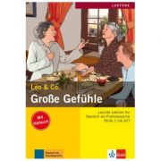 Große gefühle, buch mit audio-cd. leichte lektüren für deutsch als fremdsprache - elke burger, theo scherling