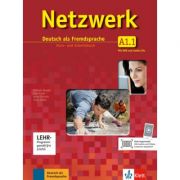 Netzwerk A1. 1, Deutsch als Fremdsprache. Kurs- und Arbeitsbuch mit DVD und 2 Audio-CDs – Stefanie Dengler librariadelfin.ro poza noua