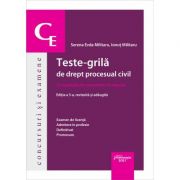 Teste-grila de drept procesual civil. editia 5 - serena evda militaru, ionut militaru
