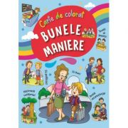 Bunele maniere. carte de colorat 1, bleu