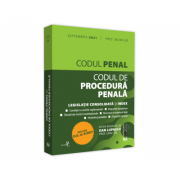 Codul penal si Codul de procedura penala – septembrie 2021. Editie tiparita pe hartie alba – Dan Lupascu librariadelfin.ro