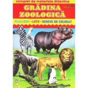 Gradina zoologica - Placarda, Loto, Desene de colorat