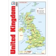 Pliant harta Marii Britanii Enciclopedii Dictionare si Atlase. Atlase, Harti de perete si Planse tematice imagine 2022