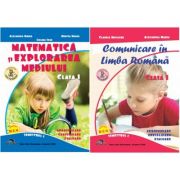 Set 2 carti pentru semestrul 1 Comunicare in Limba Romana, Matematica si Explorarea Mediului Clasa I – Alexandra Manea librariadelfin.ro