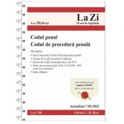 Codul penal si Codul de procedura penala. Cod 740. Actualizat la 7. 09. 2021 librariadelfin.ro