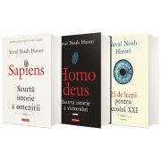 Serie de autor Yuval Noah Harari. Sapiens, Homo Deus si 21 de lectii pentru secolul XXI – Yuval Noah Harari autor