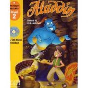 Primary Readers. Aladdin retold. Level 2 reader with CD – H. Q. Mitchell de la librariadelfin.ro imagine 2021