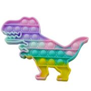Jucarie antistres din silicon Pop it now and flip dinozaur multicolor, FLIPPY librariadelfin.ro