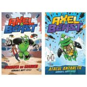 Pachet format din 2 titluri Axel & Beast. Evadarea din Grabbem, Atacul antarctic - Adrian C. Bott
