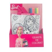 Geanta de colorat Barbie librariadelfin.ro