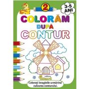 Coloram dupa contur 3-5 ani