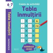 Caiete de activitati. tabla inmultirii 6-7 ani (usborne) - usborne books