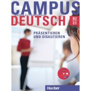 Campus Deutsch, Präsentieren und Diskutieren, Kursbuch mit CD-ROM (Audio + Video) – Dr. Oliver Bayerlein La Reducere Audio imagine 2021
