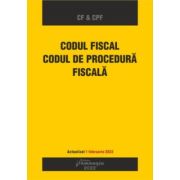 Codul fiscal. Codul de procedura fiscala. Actualizat 1 februarie 2022 librariadelfin.ro imagine 2022