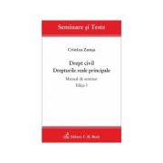 Drept civil. Drepturile reale principale. Manual de seminar. Editia 3 - Cristina Zamsa