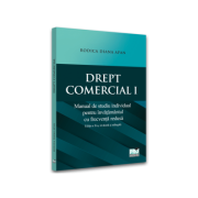 Drept comercial i. manual de studiu individual pentru invatamantul cu frecventa redusa. universitar. editia a ii-a, revazuta si adaugita - rodica dian