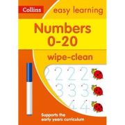 Wipe-clean. numbers 0-20 ages 3-5