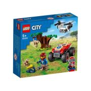 LEGO City – ATV de salvare a animalelor salbatice 60300, 74 de piese librariadelfin.ro