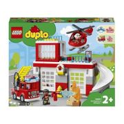 LEGO DUPLO. Statie de Pompieri si elicopter 10970, 117 piese librariadelfin.ro
