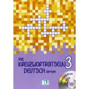 Mit Kreuzworträtseln Deutsch lernen. Book 3 + DVD-ROM La Reducere Book imagine 2021