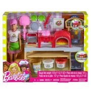 Papusa Barbie Pizza Chef, Barbie accesorii poza 2022