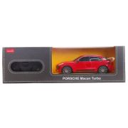Masina cu telecomanda Porsche Macan Turbo rosu cu scara 1 la 24, Rastar (scara