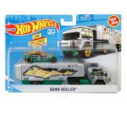 Set camion si masina sport Bank Roller, Hot Wheels