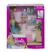 Set de joaca Barbie. Relaxare in cada, Barbie accesorii poza 2022