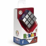 Cub Rubik metalic, 3 x 3, Spin Master librariadelfin.ro