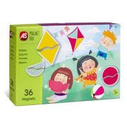 Cutie magnetica forme geometrice 36 de piese copii imagine 2022