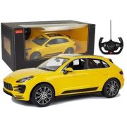 Masina cu telecomanda Porsche Macan Turbo galben, scara 1: 14, Rastar 14 imagine 2021