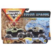 Monster Jam Set 2 Masinute Soldier Fortune si Max-d Color Change (set imagine 2022