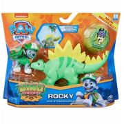Patrula Catelusilor, Set figurine catelus Rocky si dinozaur Stegosaurus (set imagine 2022