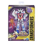 Figurina robot vehicul Cyberverse Deluxe Starscream, Transformers animate imagine 2022