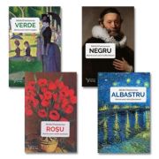 Pachet format din 4 titluri Negru, Albastru, Rosu, Verde istoria culorilor fascinante, tulburatoare si incitant de magice – Michel Pastoureau librariadelfin.ro