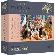 Puzzle din lemn echipa de catei, 1000 de piese, Trefl 1000 imagine 2022