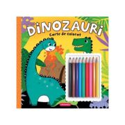 Dinozauri. Carte de colorat librariadelfin.ro imagine 2022