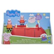 Figurina Peppa Pig cu masina rosie a familiei, Peppa Pig familiei poza 2022