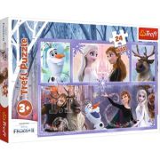 Puzzle Frozen2 o lume magica 24 piese librariadelfin.ro